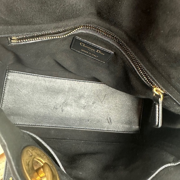 LADY DIOR LEATHER TOTE BAG ORIGINAL STRAP - Picture 10 of 17